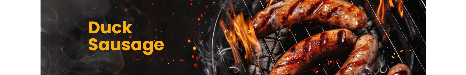 duck sausage banner duck sausage banner