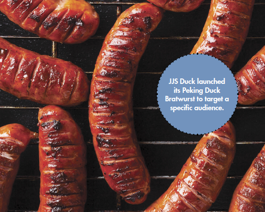 duck sausages